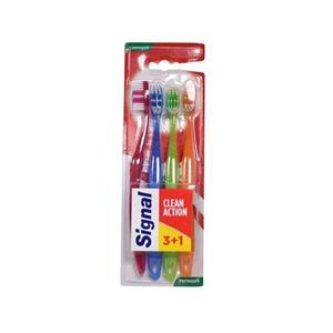 مسواک سیگنال مدل Clean Action بسته 4 عددی 