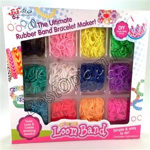 کش فانی بافت  COLORFUL Loom Band 