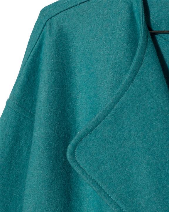 ‌آیلار ​پالتو زنانه کچه سبز فیروزه ای