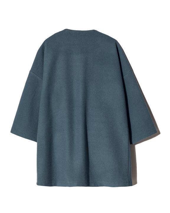 ‌آیلار ​پالتو زنانه کچه آبی نفتی