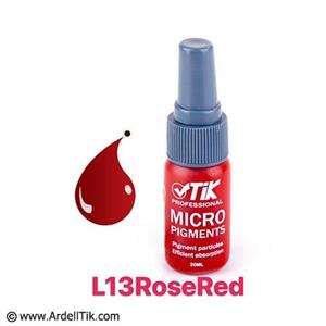رنگ تاتو تیک - پایه آب - Rose Red L13 