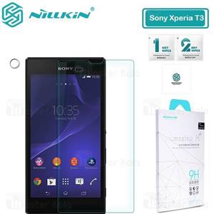 محافظ صفحه نمایش شیشه ای نیلکین سونی Sony Xperia T3 / M50 Nillkin H Plus Glass