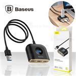 هاب شارژر چهار پورت بیسوس Baseus Square Round USB 3.0 Hub CAHUB-AY01