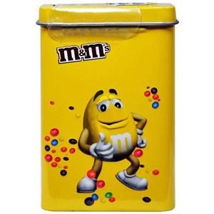 دراژه M&M'S قوطی فلزی زرد 