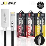 کابل دو کاره جووی JOWAY LI122 2 in 1 Cable توان 2 آمپر به طول 1 متر