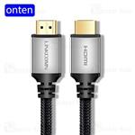 کابل HDMI اونتن Onten OTN-8308 4K/2K/FULL HD V1.4a HDMI Cable به طول 2 متر