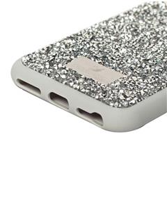 ‌SWAROVSKI قاب گوشی آیفونSWAROVSKI نقره ای iPhone 7/8 Plus 