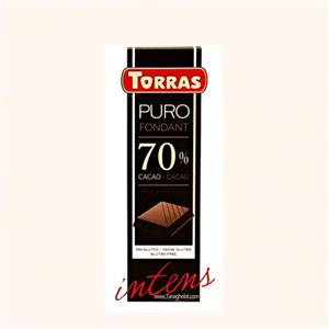 شکلات تلخ 70% Torras مدل فوندانت بدون گلوتن