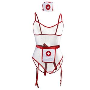 کاستوم پرستاری بادی زنبوری فاق باز فانتزی