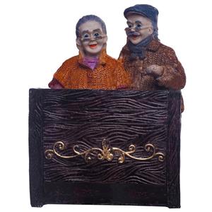 مجسمه لیلپار طرح پیر زن و مرد پیانو زن مدل DGO-1045