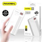 پاوربانک 20000 میلی آمپر Pavareal PB52 Dual Port Power Bank توان 2 آمپر