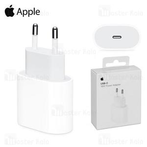 آداپتور شارژر اصلی اپل Apple MU7V2ZM/A 18W Type C مناسب سری آیفون 11