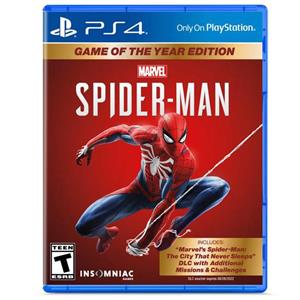 دیسک بازی Spider-Man نسخه Game of The Year Edition – مخصوص پلی استیشن ۴ Spider Man Marvel Game Of The Year Edition