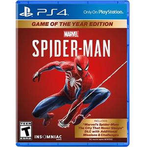 دیسک بازی Spider-Man نسخه Game of The Year Edition – مخصوص پلی استیشن ۴ Spider Man Marvel Game Of The Year Edition