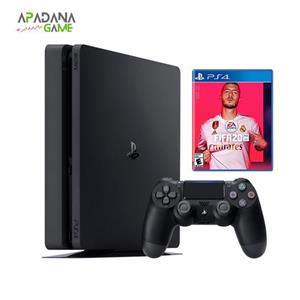 پلی استیشن 4 اسلیم 1 ترابایت باندل 2 دسته  Playstation 4 Slim 1TB Two Dualshock4 Bundle FIFA20