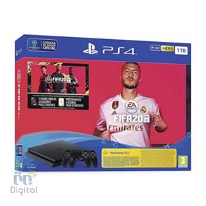 پلی استیشن 4 اسلیم 1 ترابایت باندل 2 دسته  Playstation 4 Slim 1TB Two Dualshock4 Bundle FIFA20