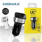 شارژر فندکی مومکس Momax UC7 USB Car Charger توان 2.4 آمپر