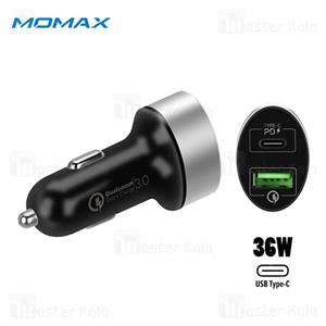 شارژر فندکی مومکس Momax UC10 PD 36W 2 Ports Car Charger