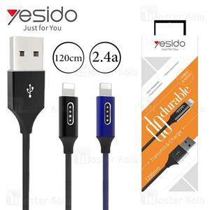 کابل لایتنینگ یسیدو Yesido CA18 Cable توان 2.4 آمپر و طول 1.2 متر