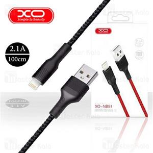 کابل لایتنینگ ایکس او XO NB51 Cable توان 2.1 آمپر و طول 1 متر