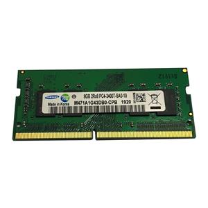 رم لپتاپ DDR4 تک کاناله 2400 مگاهرتز cl17 سامسونگ مدل PC4 ظرفیت 8 گیگابایت 