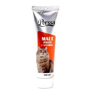 خمیر مالت گربه پرسا مدل vitamin plas & antihairball وزن 100 گرم