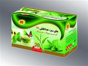 دمنوش چای سبز و نعناع فلفلی