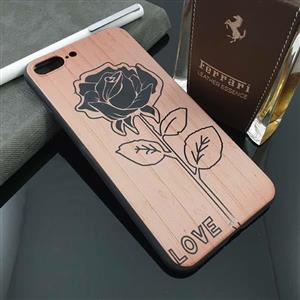 قاب ژله‌ای طرح چوب برای گوشی موبایل آیفون 7 پلاس
