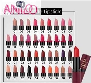 رژ لب مات مخملی  رنگ 18-آلبالویی روشن  گلدن رز   Golden Rose Velvet Matte Lipstick - 18