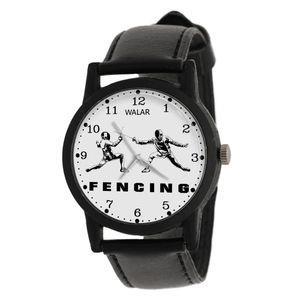 ساعت مچی عقربه ای والار طرح شمشیر بازی کد LF2235