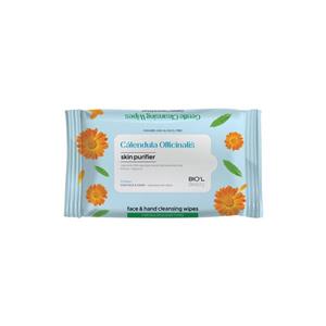 دستمال مرطوب بیول Biol مدل Calendula Biol Calendula Face And Hand Cleansing Wipes