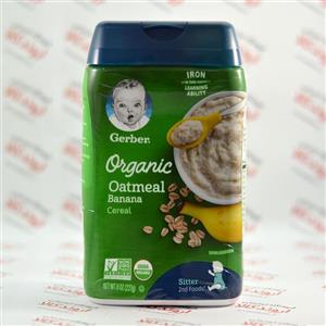 غذای کودک گربر Gerber مدل Organic Oatmeal Banana