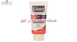 کرم ضد آفتاب با پوشش کرم پودری اس پی اف 25 الارو  رنگ Natural Beige Ellaro  Natural Beige