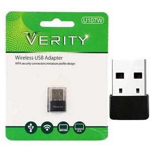 کارت شبکه بی سیم Verity U107W Wireless USB Network Card 