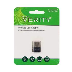 کارت شبکه بی سیم Verity U107W Wireless USB Network Card 