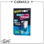 خوشبو کننده آویز چوبی کوئیک کلین Quick Clean Wood Ocean