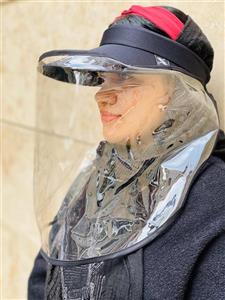 کلاه ماسک فول فیس، با طلق شفاف محافظ در برابر آلودگی محیط، ویروس و باکتری 
