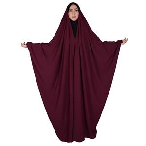 چادر جده عبایی شهر حجاب کد 01 رنگ زرشکی 