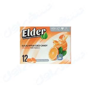 آبنبات سرد اکالیپتوس الدر 12 عددی پرتقال Elder)  Cold candy eucalyptus alder 12 pcs orange) 