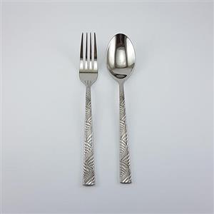 قاشق چنگال 12 پارچه استیل یونیک کد 5980