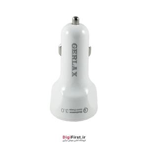 شارژر فندکی جرلکس مدل GC-06 به همراه کابل تبدیل USB-C