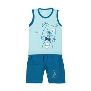 ست تاپ و شلوارک پسرانه سون پون مدل 1391256-51 Seven Poon 1391256-51 Top And Shorts Set For Boys