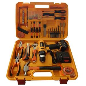 مجموعه 46 عددی دریل پیچ گوشتی شارژی مدل DCD718