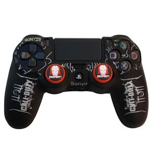 محافظ دسته بازی پلی استیشن 4 مدل call of duty به همراه دو عدد روکش آنالوگ