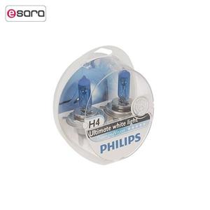 لامپ هالوژن خودرو فیلیپس مدل H4 Diamond Vision 12342DVS2 Philips Halogen Lamp 