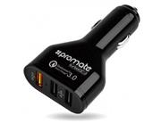 شارژر فندکی سریع پرومیت Promate TurboQC3 Car Charger