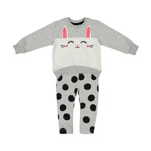 ست سویشرت و شلوار نوزادی رابو مدل 2051103 90 Raboo Sweatshirt And Pants Set For Baby 