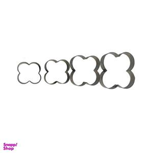 کاتر شیرینی پزی مدل Flowers مجموعه 4 عددی