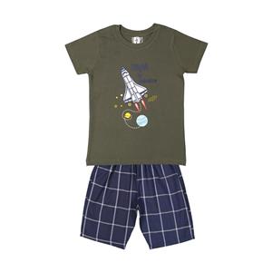 ست تی شرت و شلوارک پسرانه سون پون مدل 1391255-49 Seven Poon 1391255-49 T-Shirt And Shorts Set For Boys