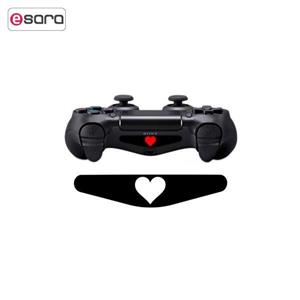 برچسب دوال شاک 4 ونسونی طرح قلب Wensoni Heart DualShock 4 Lightbar Sticker
